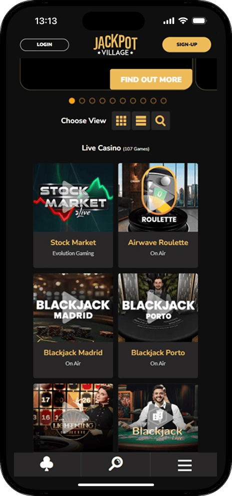 JackpotVillage Casino